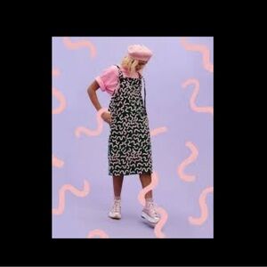 Lucy & Yak Midi Length Freyja Pini Dress